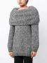Wild Cashmere Grofgebreide trui Grijs - Thumbnail 2