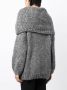 Wild Cashmere Grofgebreide trui Grijs - Thumbnail 3