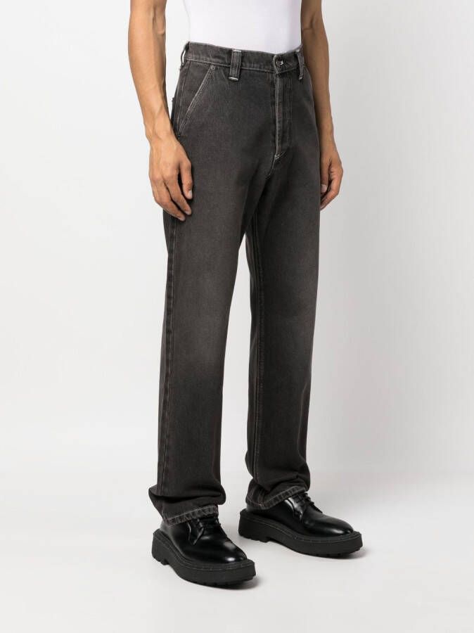 Winnie NY Jeans met logopatch Zwart