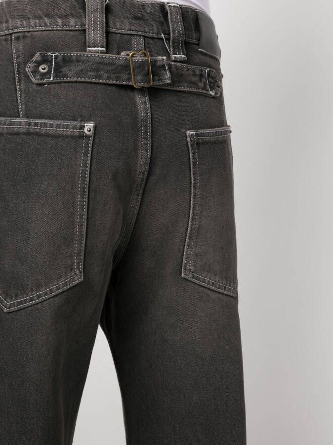 Winnie NY Jeans met logopatch Zwart