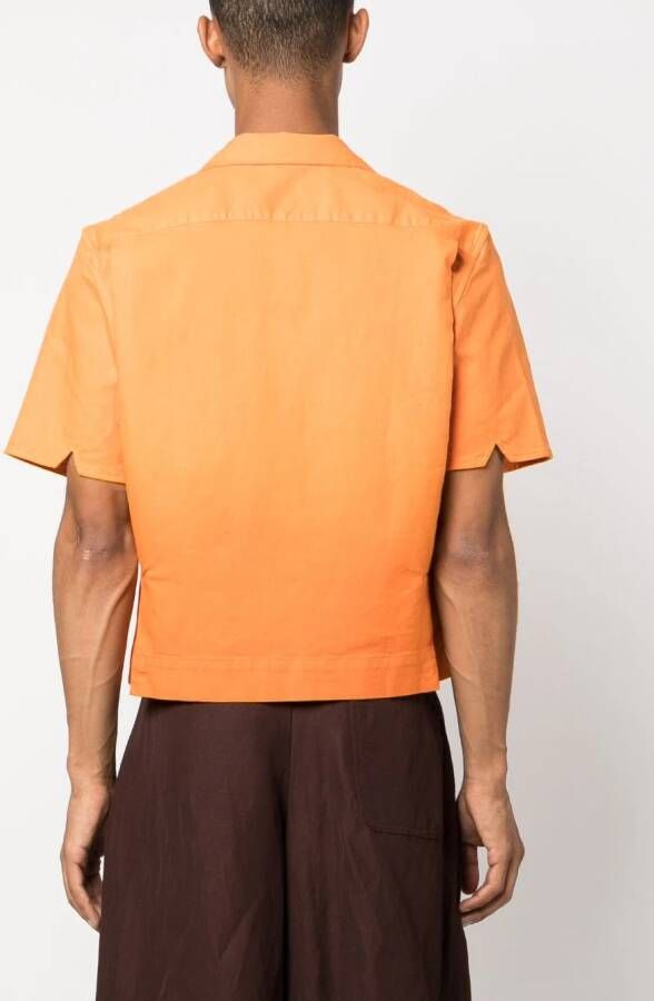 Winnie NY Overhemd van katoenmix Oranje