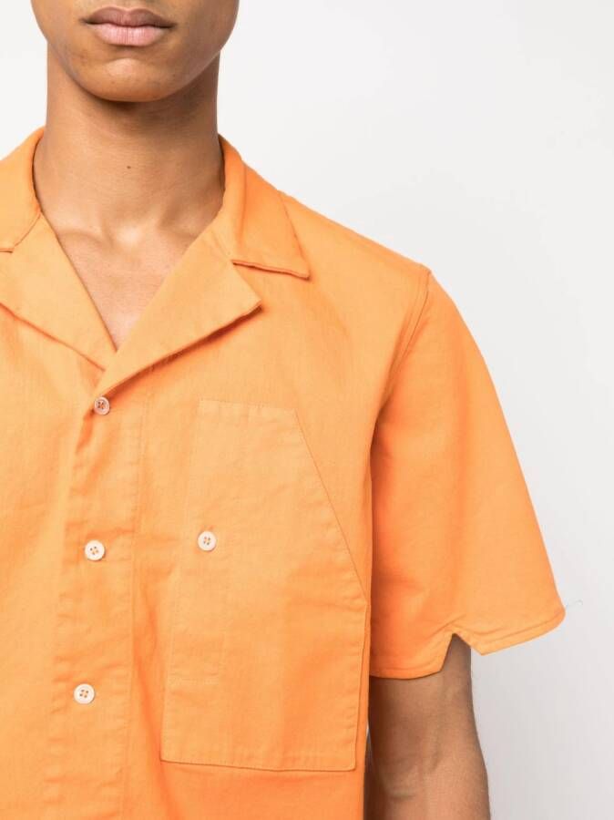 Winnie NY Overhemd van katoenmix Oranje