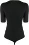 Wolford Body met cropped mouwen Zwart - Thumbnail 1