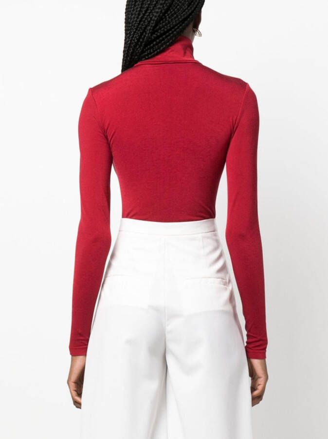 Wolford Body met string Rood