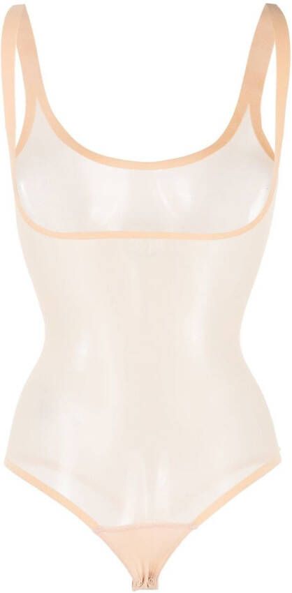 Wolford Doorzichtige body Beige