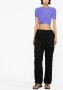 Wolford Doorzichtige top Paars - Thumbnail 2