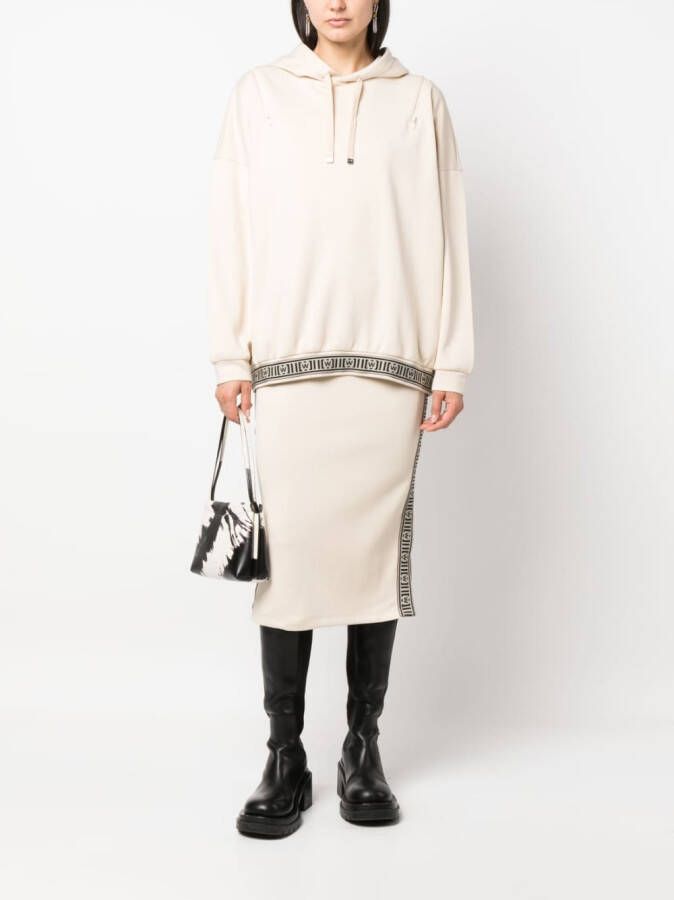 Wolford Hoodie met logoprint Beige