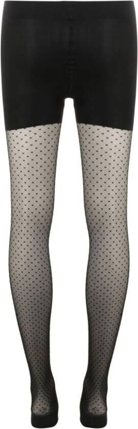 Wolford Panty met stippen Zwart