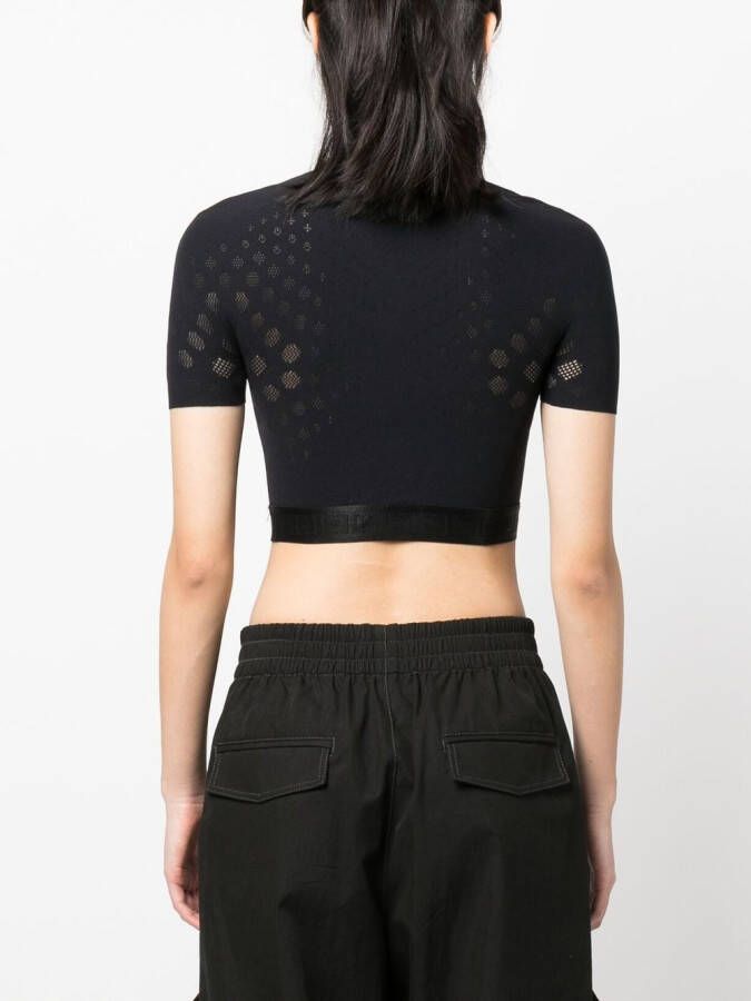 Wolford Semi-doorzichtige top Zwart