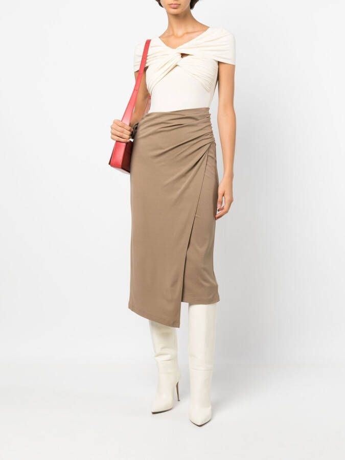 Wolford Wikkelrok Bruin