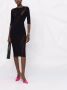 Wolford x Alberta Ferretti Ajouré jurk Zwart - Thumbnail 1