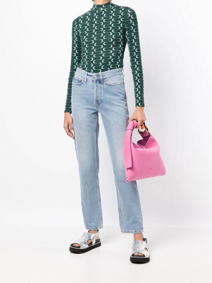Won Hundred Shorts met paperbag taille Blauw