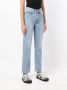 Won Hundred Shorts met paperbag taille Blauw - Thumbnail 3