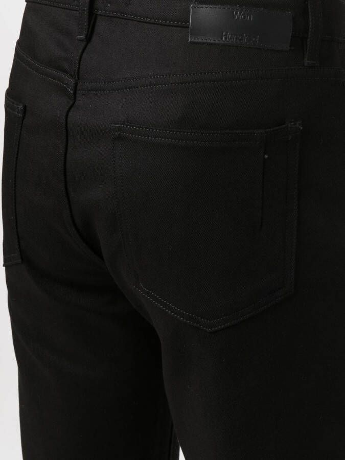 Won Hundred Slim-fit jeans Zwart