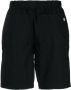 Wood Bermuda shorts met elastische tailleband Zwart - Thumbnail 2