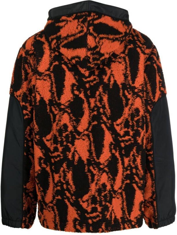 Wood Fleece jack Zwart