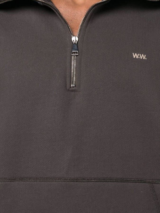 Wood Katoenen sweater Grijs