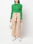 Woolrich Broek met wijde pijpen Beige - Thumbnail 2