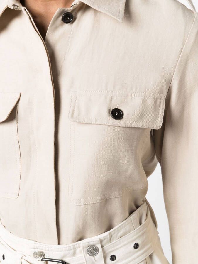 Woolrich Button-up blouse Beige