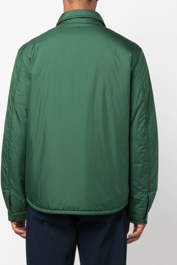 Woolrich Button-up shirtjack Groen