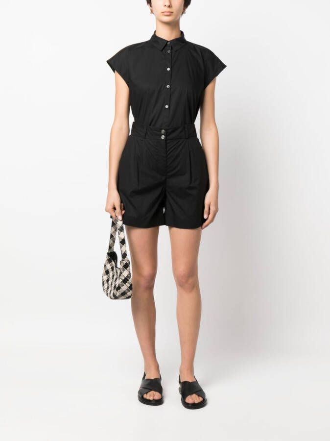 Woolrich Blouse met kapmouwen Zwart