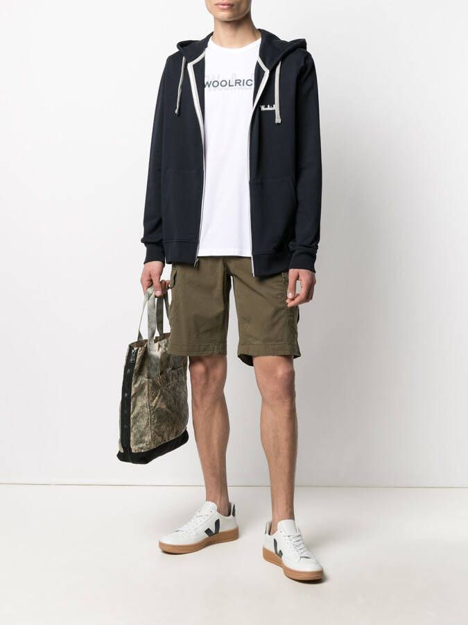 Woolrich Cargo shorts Groen