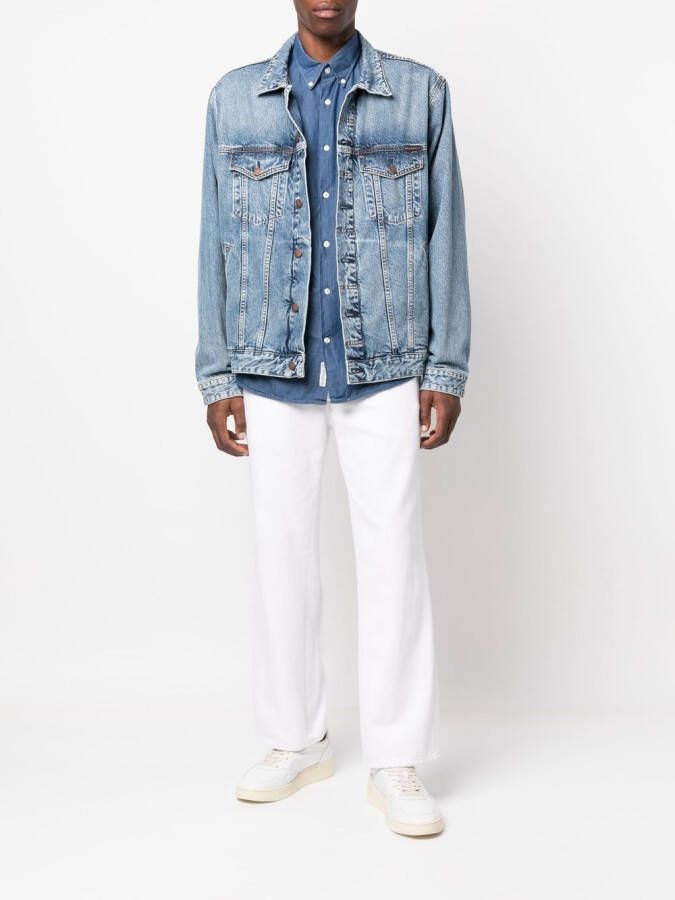 Woolrich Button-down overhemd Blauw