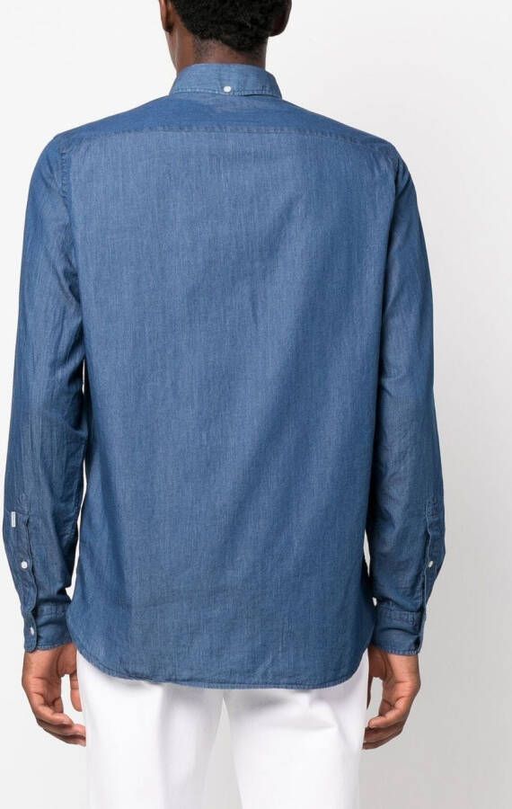 Woolrich Button-down overhemd Blauw