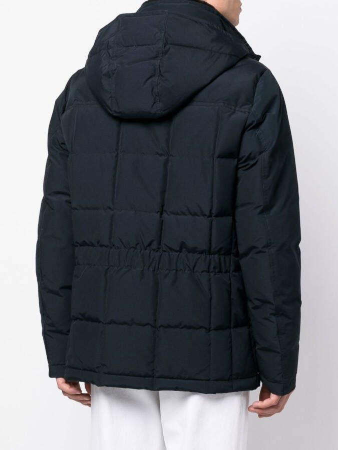 Woolrich Donsjas met capuchon Blauw