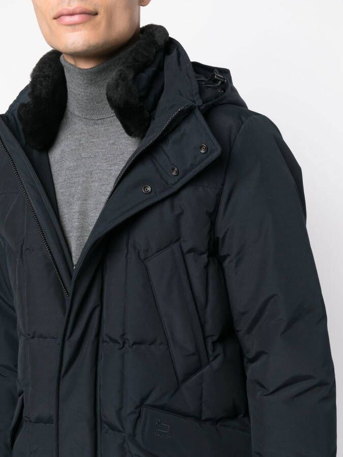 Woolrich Donsjas met capuchon Blauw