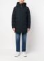 Woolrich Jas met trechterhals Blauw - Thumbnail 2