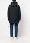 Woolrich Jas met trechterhals Blauw - Thumbnail 4