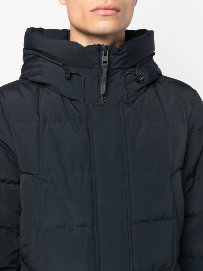 Woolrich Jas met trechterhals Blauw