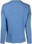 Woolrich Geribbeld vest Blauw - Thumbnail 2