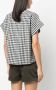 Woolrich Geruie blouse Blauw - Thumbnail 4
