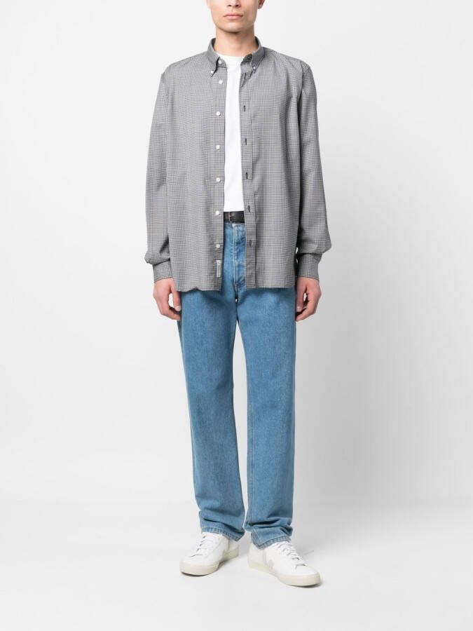 Woolrich Geruit overhemd Blauw