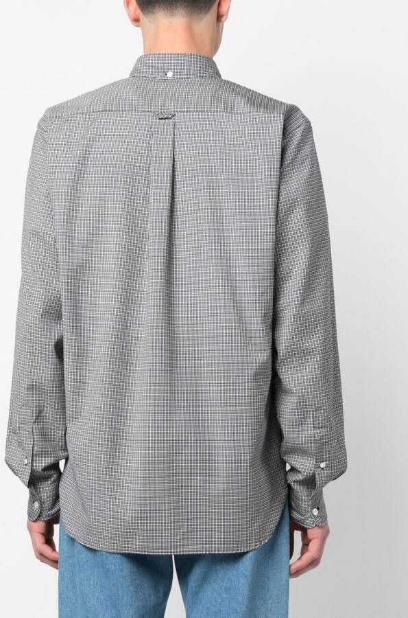 Woolrich Geruit overhemd Blauw