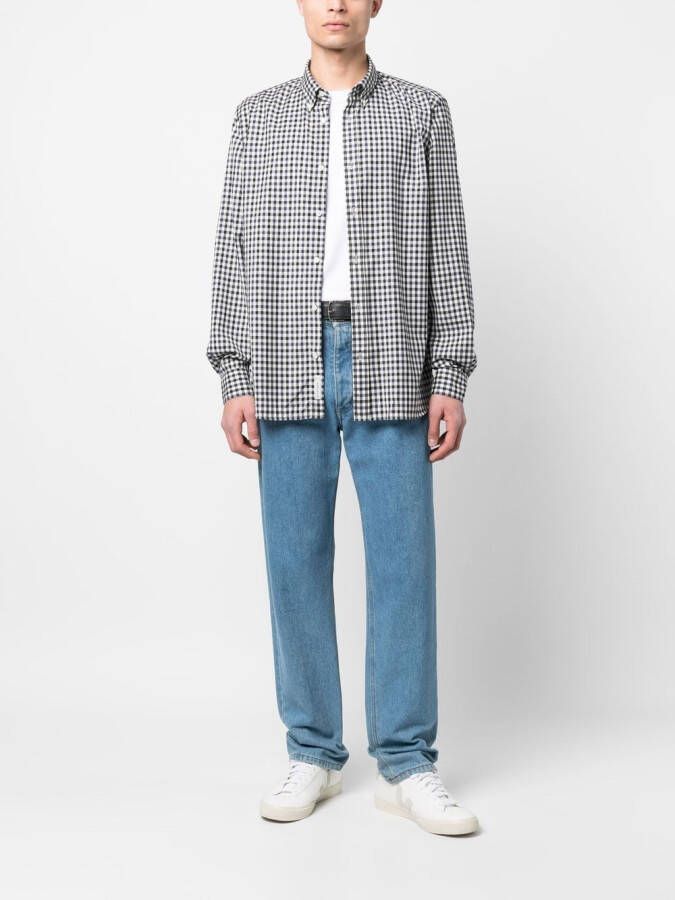 Woolrich Geruit overhemd Blauw