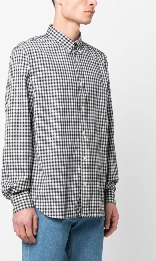 Woolrich Geruit overhemd Blauw