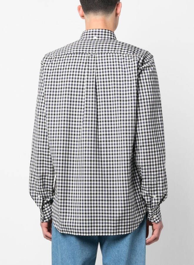 Woolrich Geruit overhemd Blauw