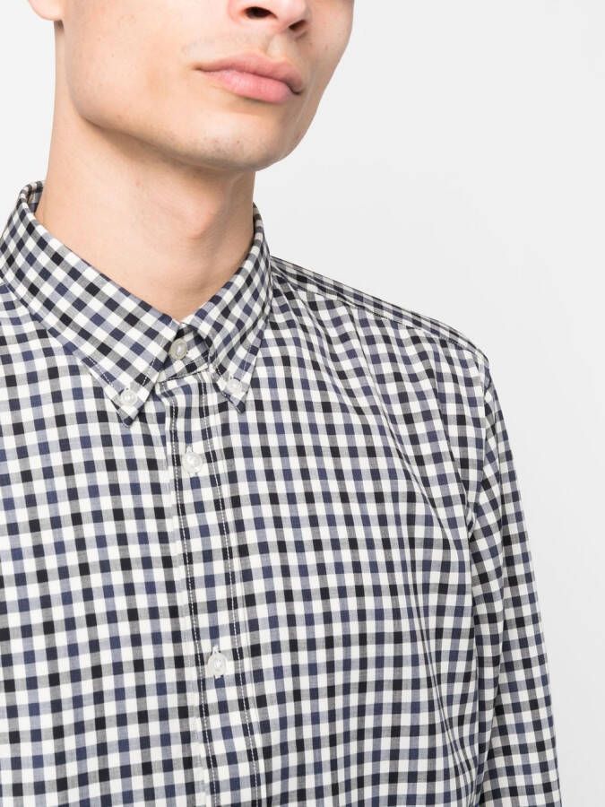 Woolrich Geruit overhemd Blauw