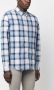 Woolrich Geruit overhemd Blauw - Thumbnail 3