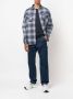 Woolrich Geruit overhemd Blauw - Thumbnail 2