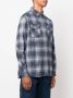 Woolrich Geruit overhemd Blauw - Thumbnail 3
