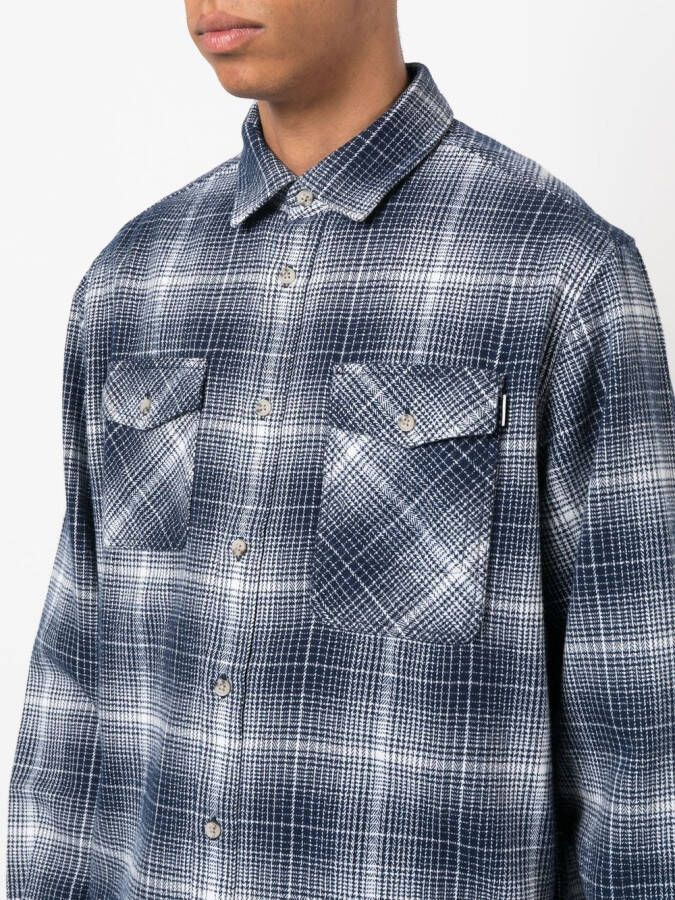 Woolrich Geruit overhemd Blauw