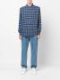 Woolrich Geruit overhemd Blauw - Thumbnail 2