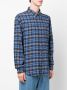 Woolrich Geruit overhemd Blauw - Thumbnail 3