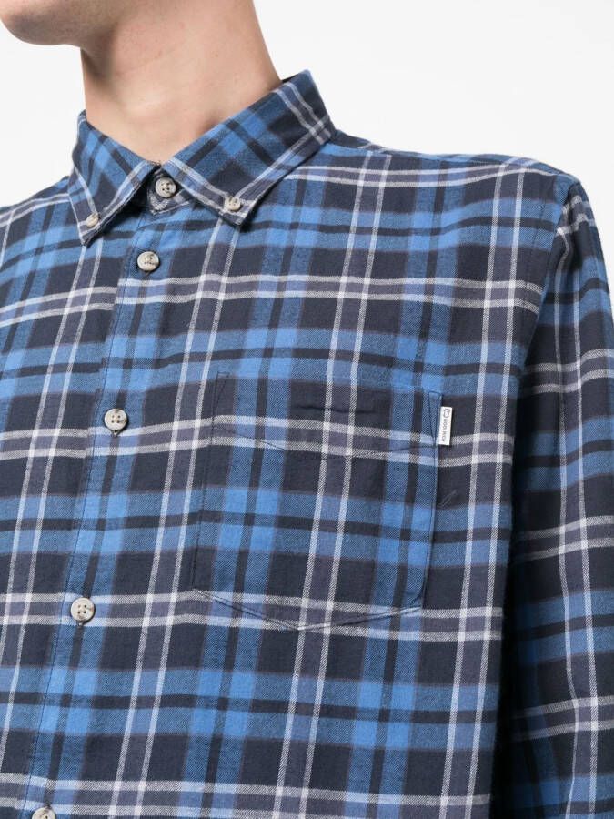 Woolrich Geruit overhemd Blauw