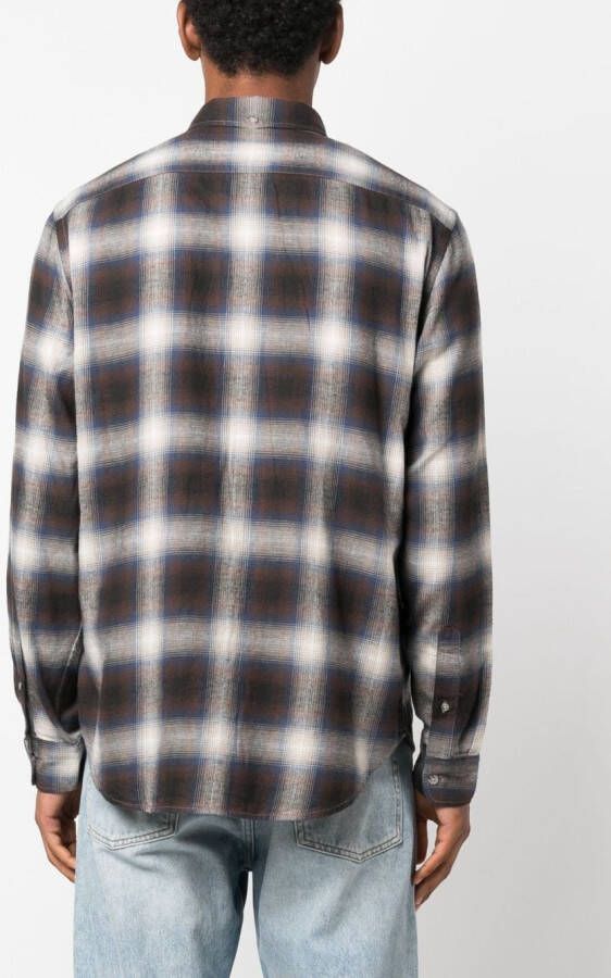 Woolrich Geruit overhemd Grijs