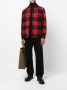 Woolrich Geruit shirtjack Rood - Thumbnail 2